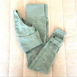 Gymshark Green Camo Set